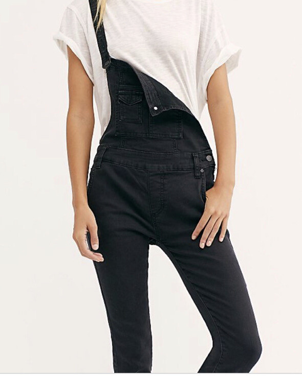 Джинсы Free People Black Washed Denim 